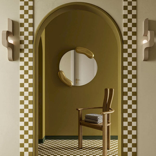 Calco Gold Round Mirror Mirror Deknudt Mirrors