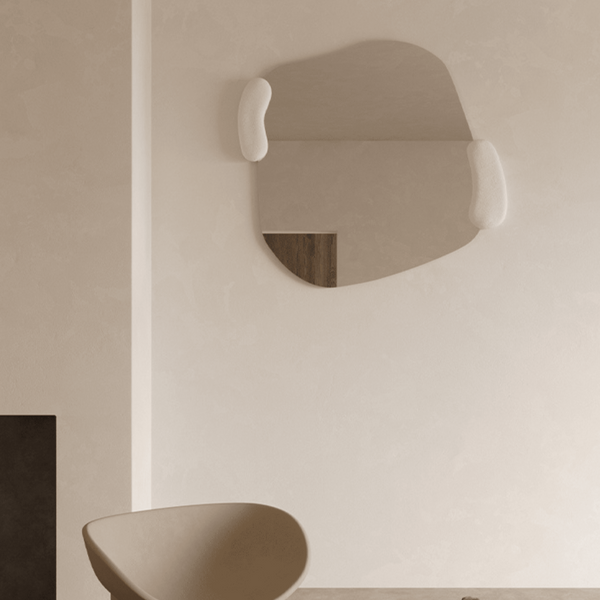 Calco White Square Mirror Mirror Deknudt Mirrors