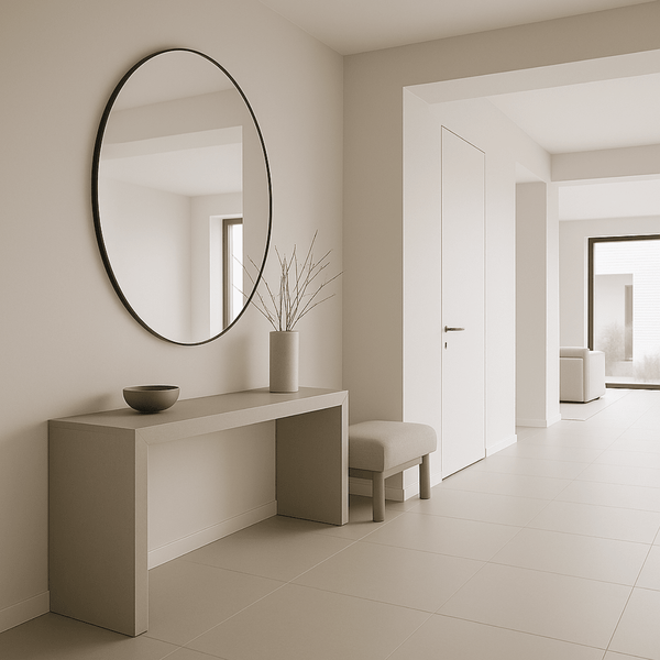 Hoop Black Mirror Mirrors Deknudt Mirrors Large