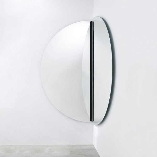 Luna Black Corner L Mirror Mirror Deknudt Mirrors