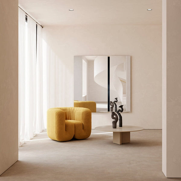 Luna Black Rect. L Mirror Mirror Deknudt Mirrors