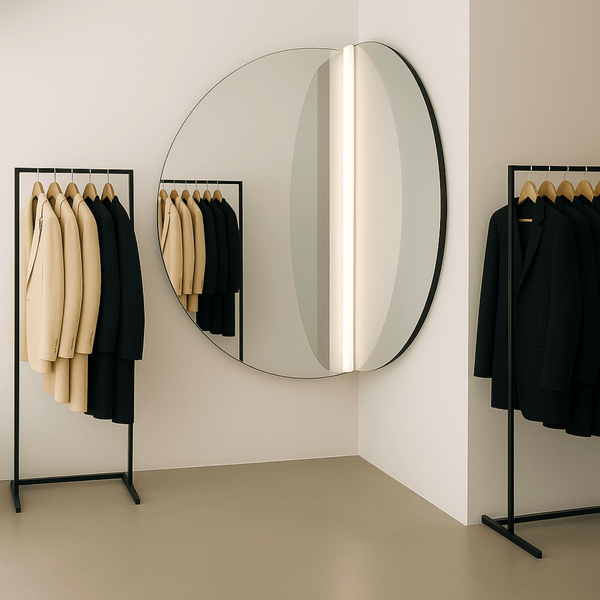 Luna Light Corner L Mirror Mirror Deknudt Mirrors