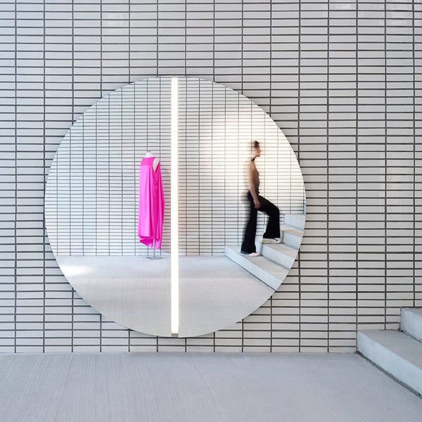 Luna Light Round L Mirror Mirror Deknudt Mirrors