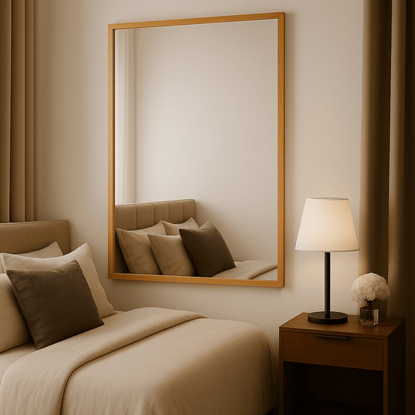 Velvet Ochre Rect Mirror Mirrors Deknudt Mirrors