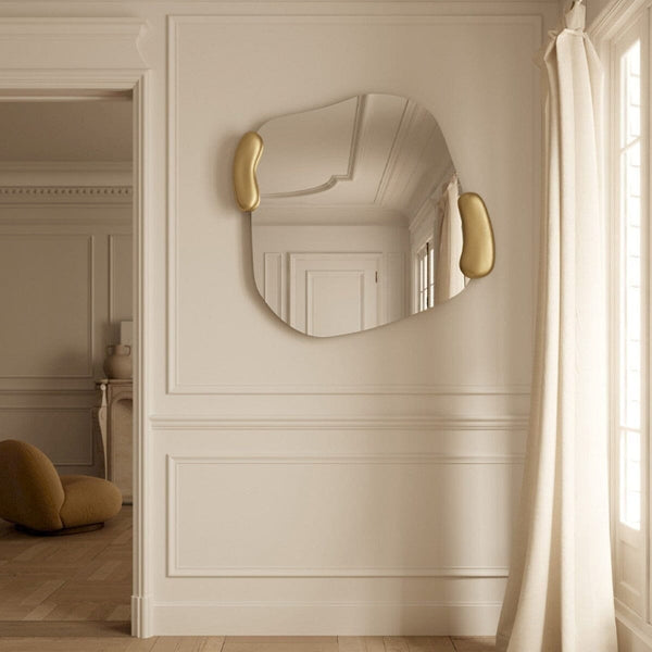 Calco Gold Square Mirror Mirror Deknudt Mirrors