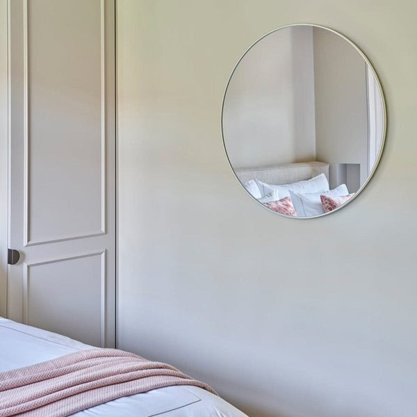 Hoop White Mirror Mirrors Deknudt Mirrors Medium