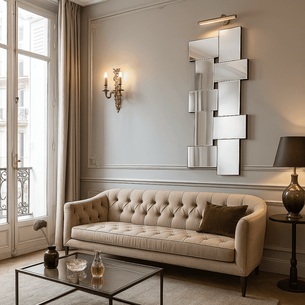 The Best Mirror Shapes for a Living Room