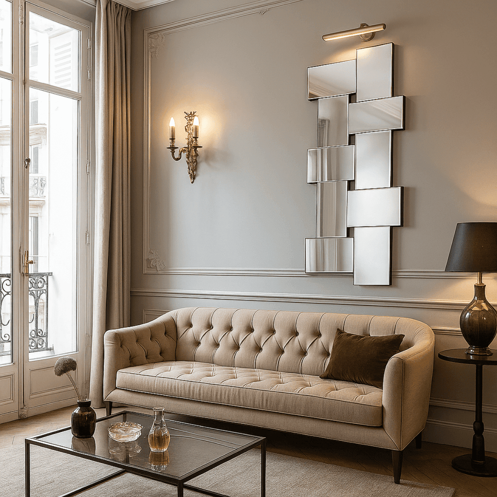 The Best Mirror Shapes for a Living Room