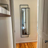 Bordo Mirror | 170cm Black Illusionary Frame Mirror Deknudt Mirrors 