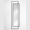 Bordo Mirror | 170cm Black Illusionary Frame Mirror Deknudt Mirrors 