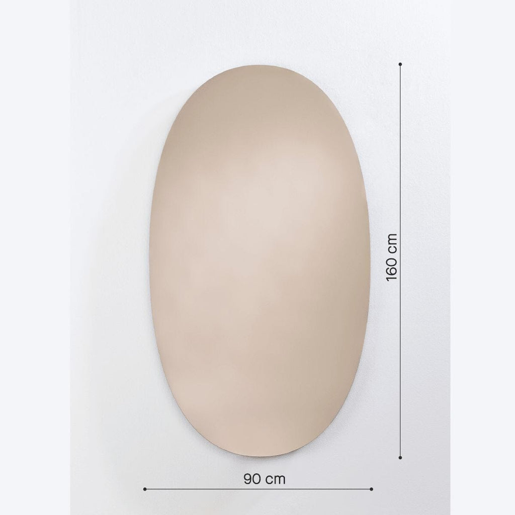 Brio Bronze Large Mirror | 160cm Oval Glow Mirror Deknudt Mirrors 
