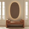 Brio Bronze Large Mirror | 160cm Oval Glow Mirror Deknudt Mirrors 