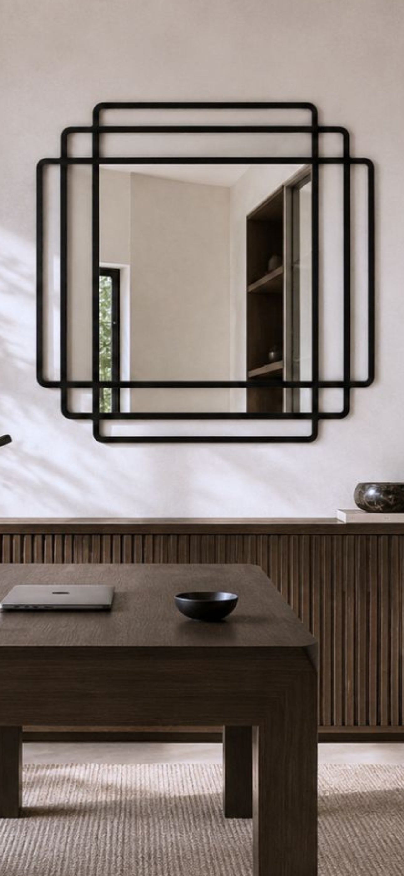 Contour Mirror | 92cm Modern Geometric Silhouette