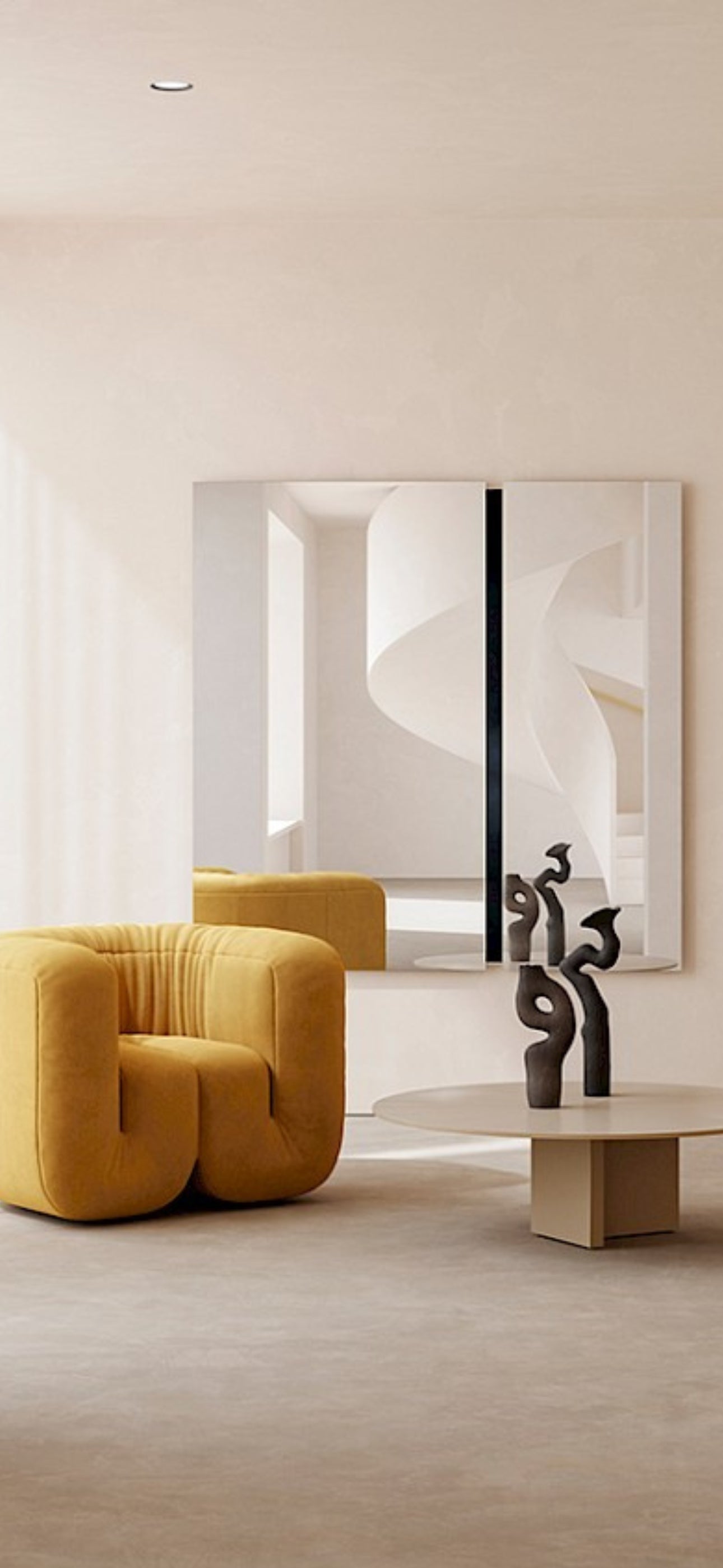 Luna Black Rectangle Large Mirror | 200cm Designer Mirror