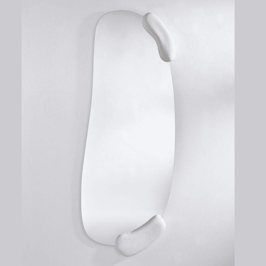 Calco White Hall Mirror | 166cm Organic Shape Mirror Deknudt Mirrors 