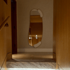Calco White Hall Mirror | 166cm Organic Shape Mirror Deknudt Mirrors 