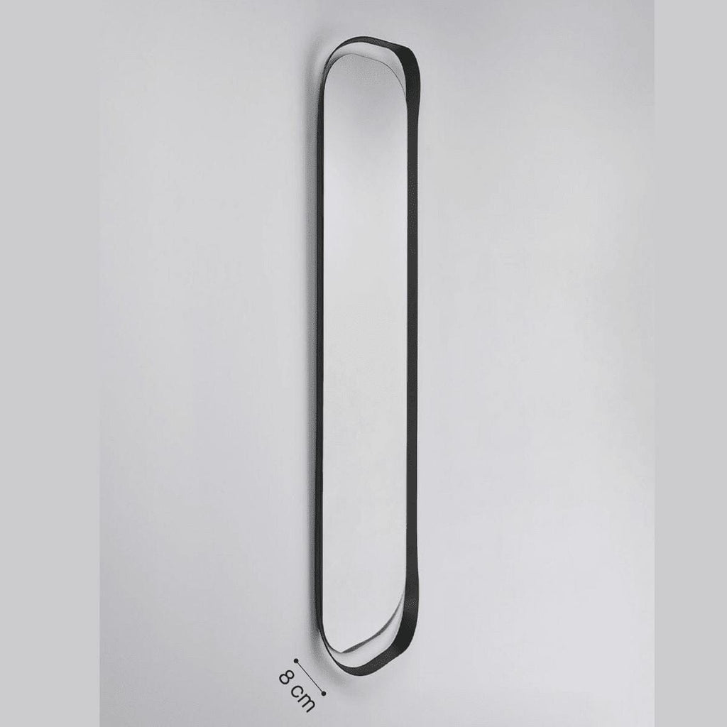 Calligra Mirror | 168cm Sculptural Oval Mirror Deknudt Mirrors 