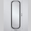 Calligra Mirror | 168cm Sculptural Oval Mirror Deknudt Mirrors 