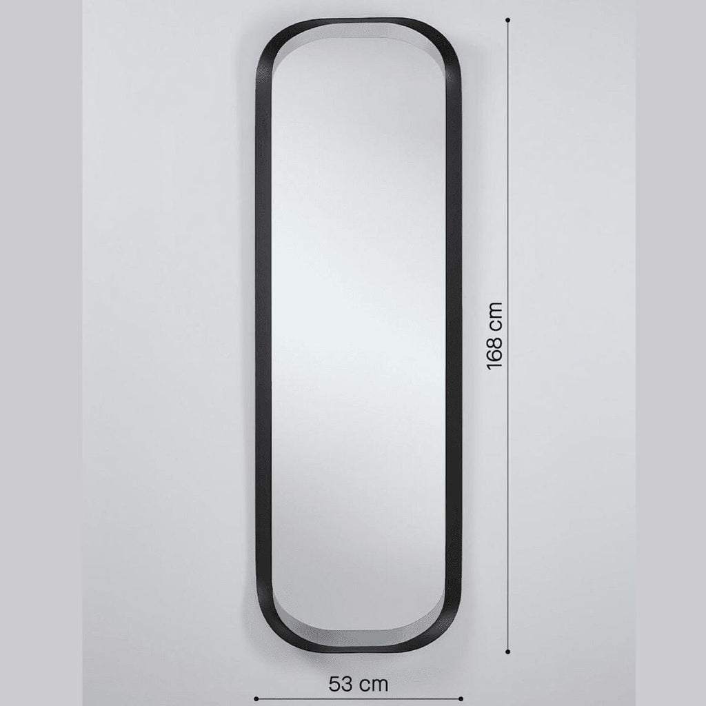 Calligra Mirror | 168cm Sculptural Oval Mirror Deknudt Mirrors 