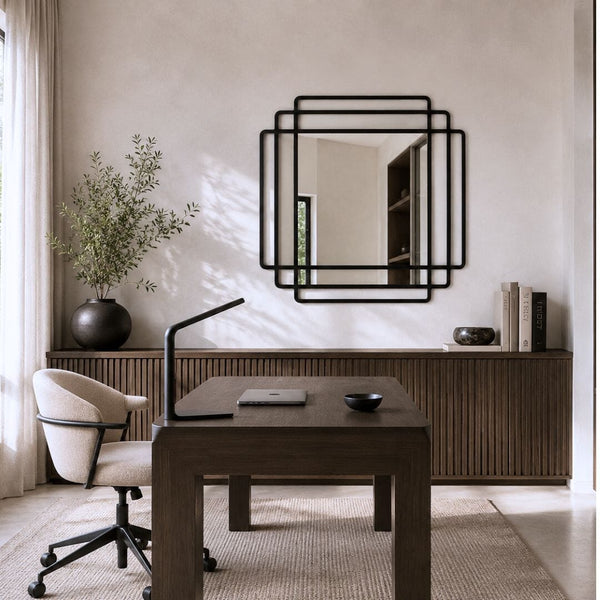 Contour Mirror | 92cm Modern Geometric Silhouette Mirror Deknudt Mirrors 