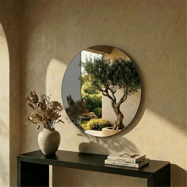 Cord M Mirror| 58cm Circular Wall Art Mirror Deknudt Mirrors 