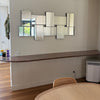 Criss Cross Mirror | 171cm Interlocking Beveled Mirrors Mirror Deknudt Mirrors 