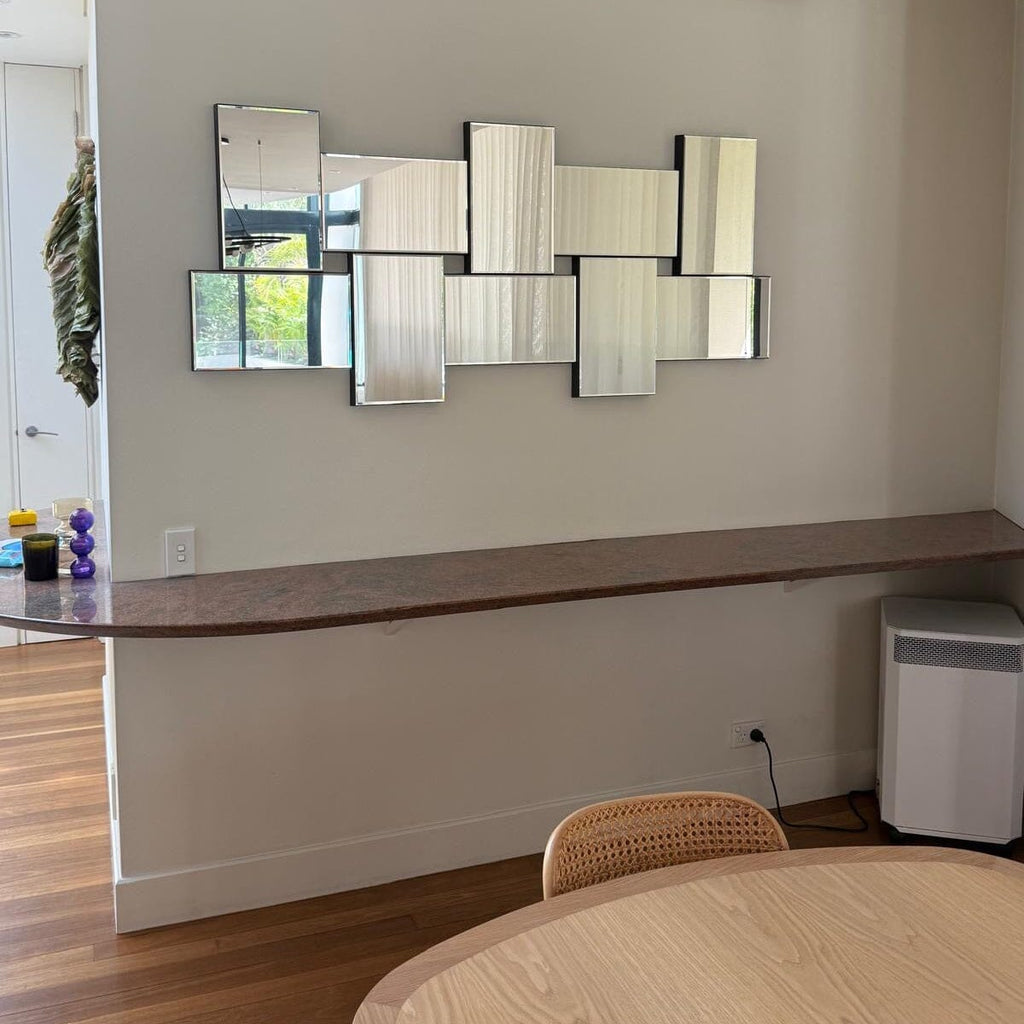 Criss Cross Mirror | 171cm Interlocking Beveled Mirrors Mirror Deknudt Mirrors 