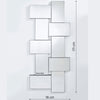 Criss Cross Mirror | 171cm Interlocking Beveled Mirrors Mirror Deknudt Mirrors 