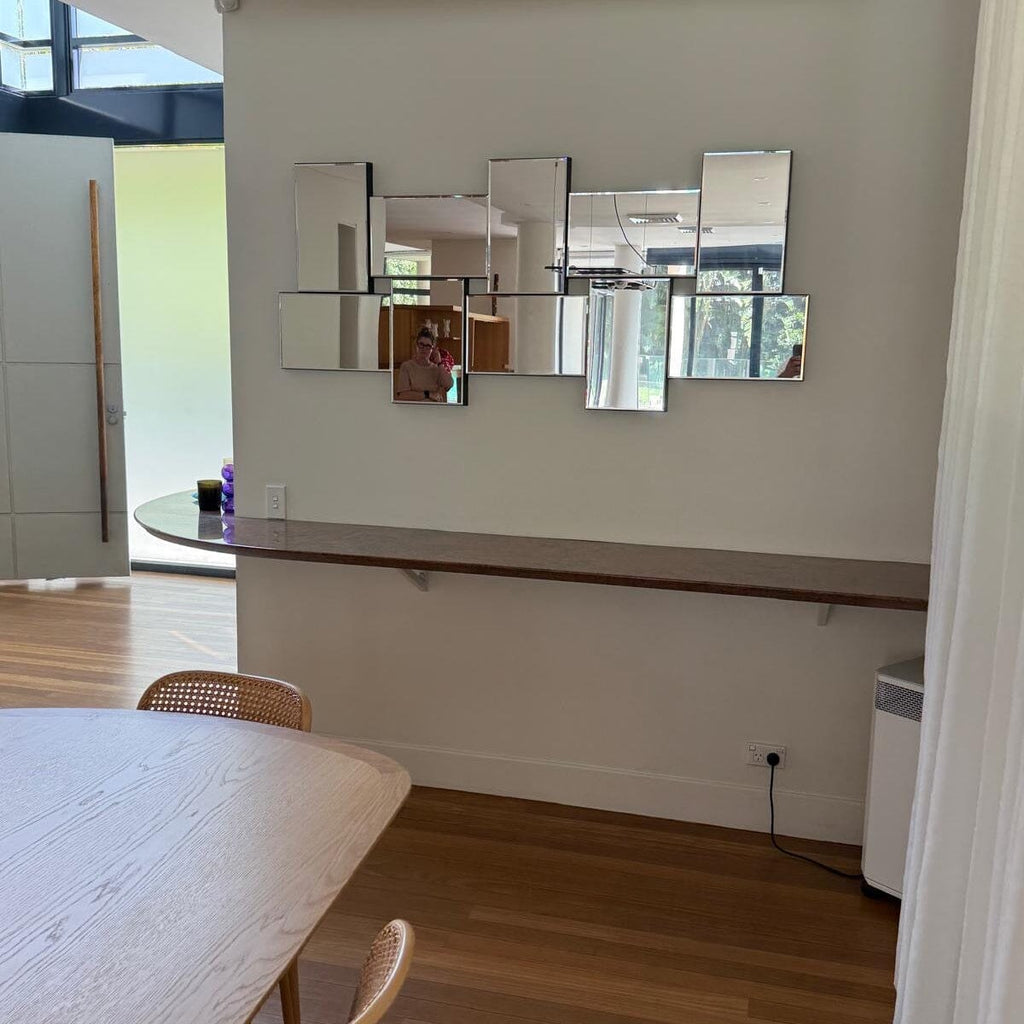 Criss Cross Mirror | 171cm Interlocking Beveled Mirrors Mirror Deknudt Mirrors 