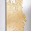 Elysium Home Ornato Rectangle Mirror | Unique Design | Hand-Applied Gold Leaf Mirror Deknudt Mirrors 