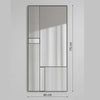 Finestra Flutes XL Mirror | 175cm Decorative Fluted Glass Mirror Deknudt Mirrors 