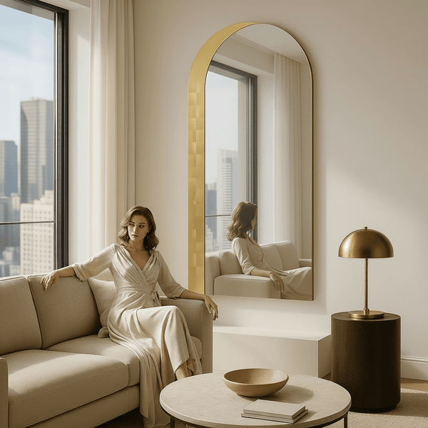 Gallery Mirror | Classic Arch Design Mirror Deknudt Mirrors 