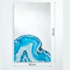 Geode Mirror | 130cm Crystal & Gemstone Design Mirror Deknudt Mirrors 