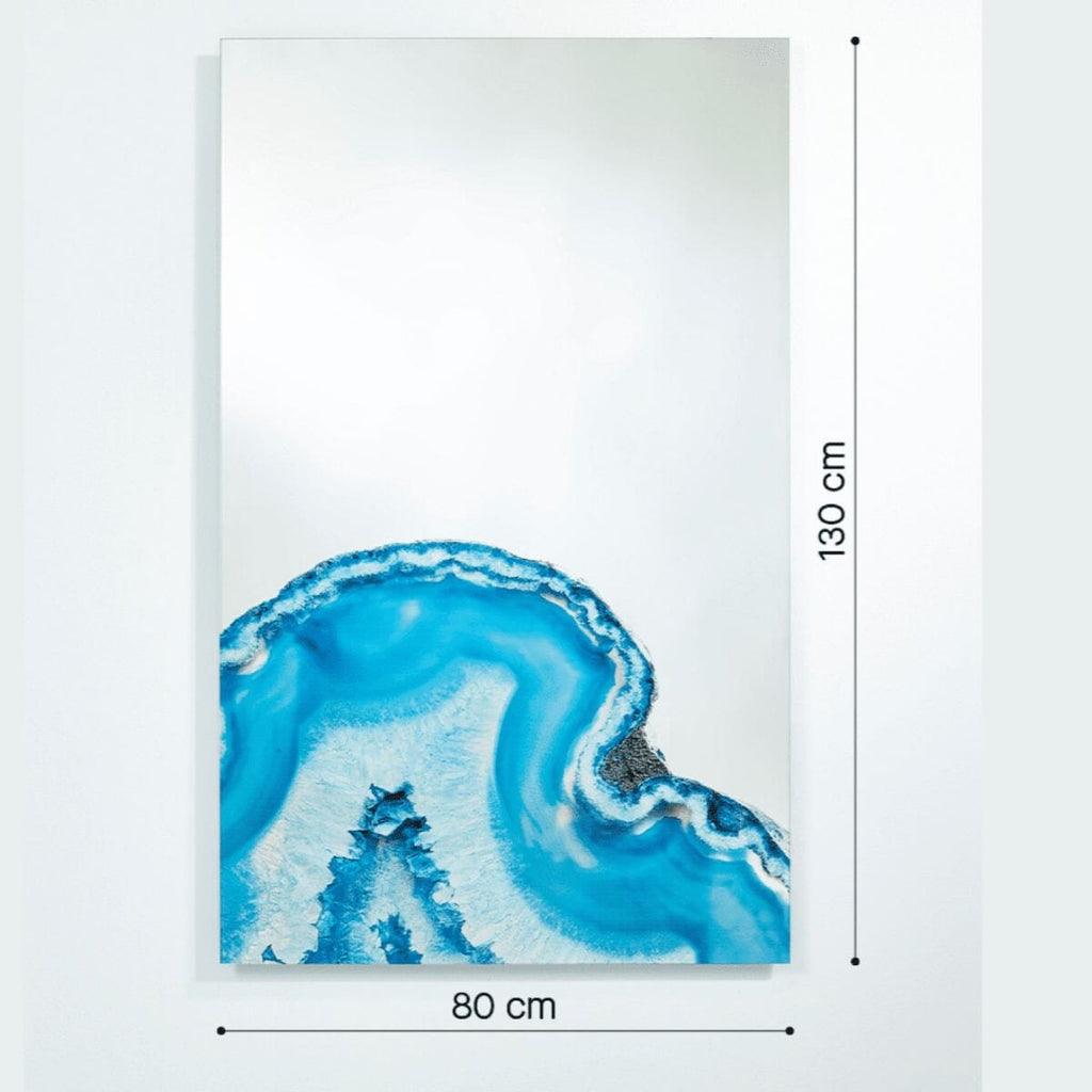 Geode Mirror | 130cm Crystal & Gemstone Design Mirror Deknudt Mirrors 