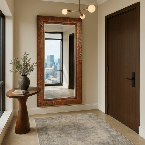 Groove Copper Mirror Mirror Deknudt Mirrors 