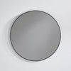 Hoop Dark Tint Black Mirror | 105cm Classic Round Mirror Deknudt Mirrors 