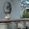 Hoop Outdoor Black Clear Mirror | 105cm Sun, Rain & Wind Proof Mirror Mirror Deknudt Mirrors 