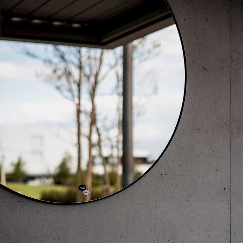 Hoop Outdoor Black Mirror Mirror Deknudt Mirrors 