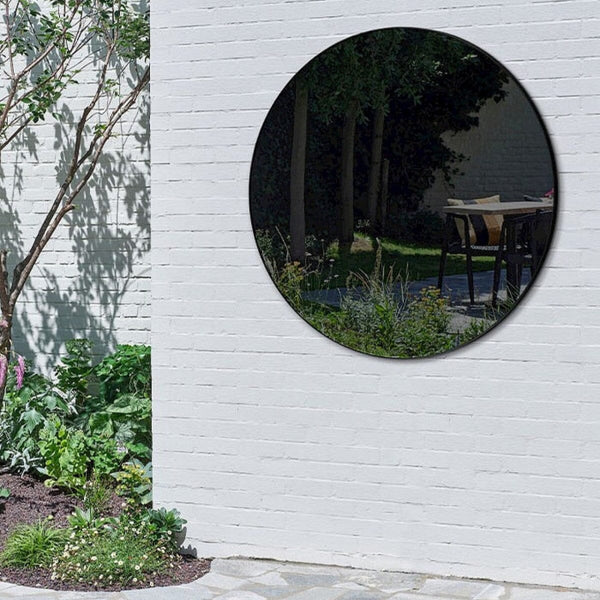 Hoop Outdoor Black Mirror Mirror Deknudt Mirrors 
