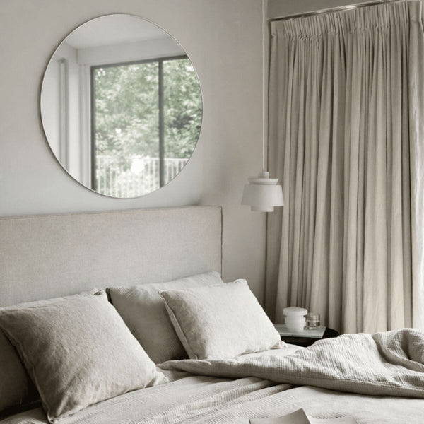Hoop White Mirror | Timeless Belgian Design Mirror Deknudt Mirrors 