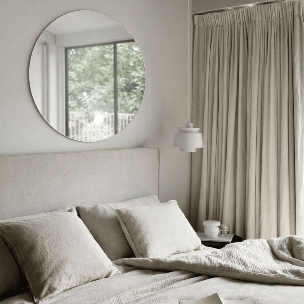 Hoop White Mirror | Timeless Belgian Design Mirror Deknudt Mirrors 