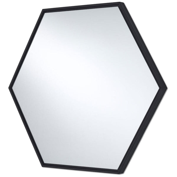 Lina Black Hex Mirror Mirror Deknudt Mirrors 