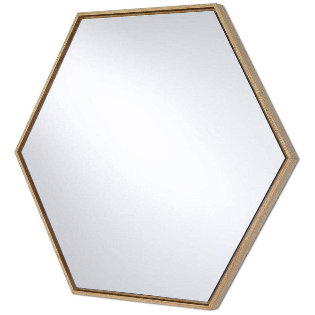 Lina Black/Oak Hex Mirror 3 Piece Bundle Mirror Deknudt Mirrors 