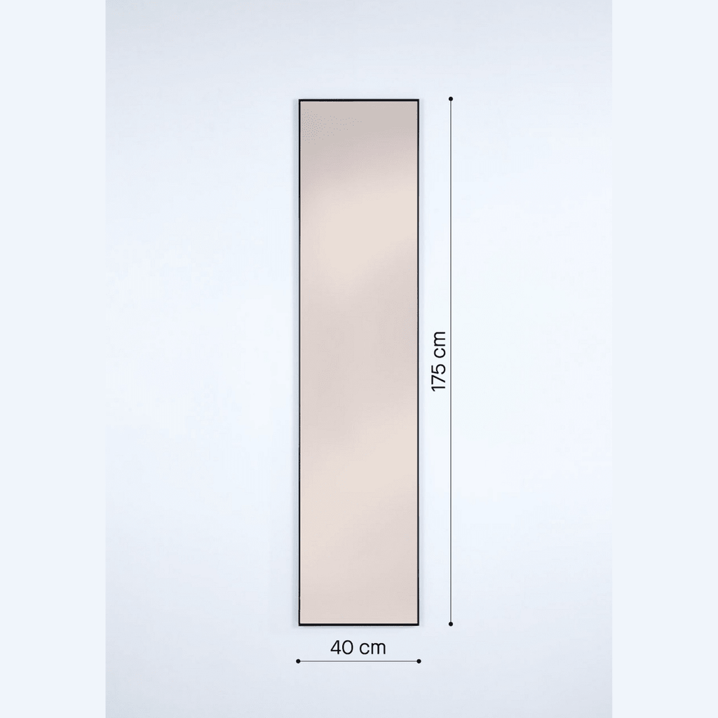 Lucka Bronze Black Hall Mirror | 175cm Warm Bronze Finish Mirror Deknudt Mirrors 