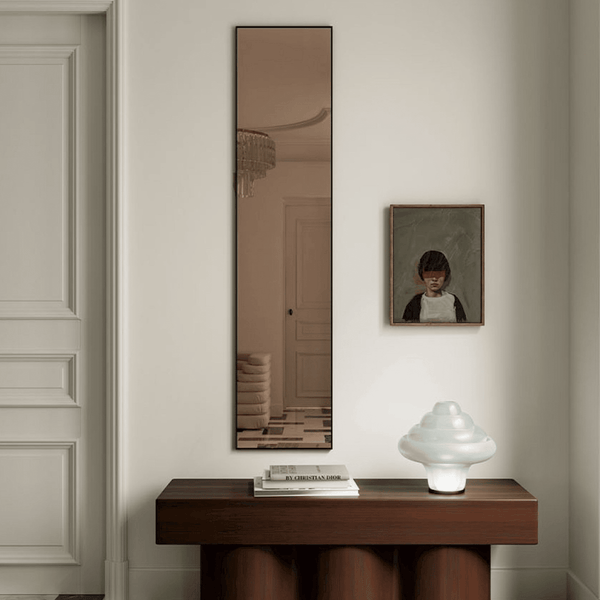 Lucka Bronze Black Hall Mirror | 175cm Warm Bronze Finish Mirror Deknudt Mirrors 