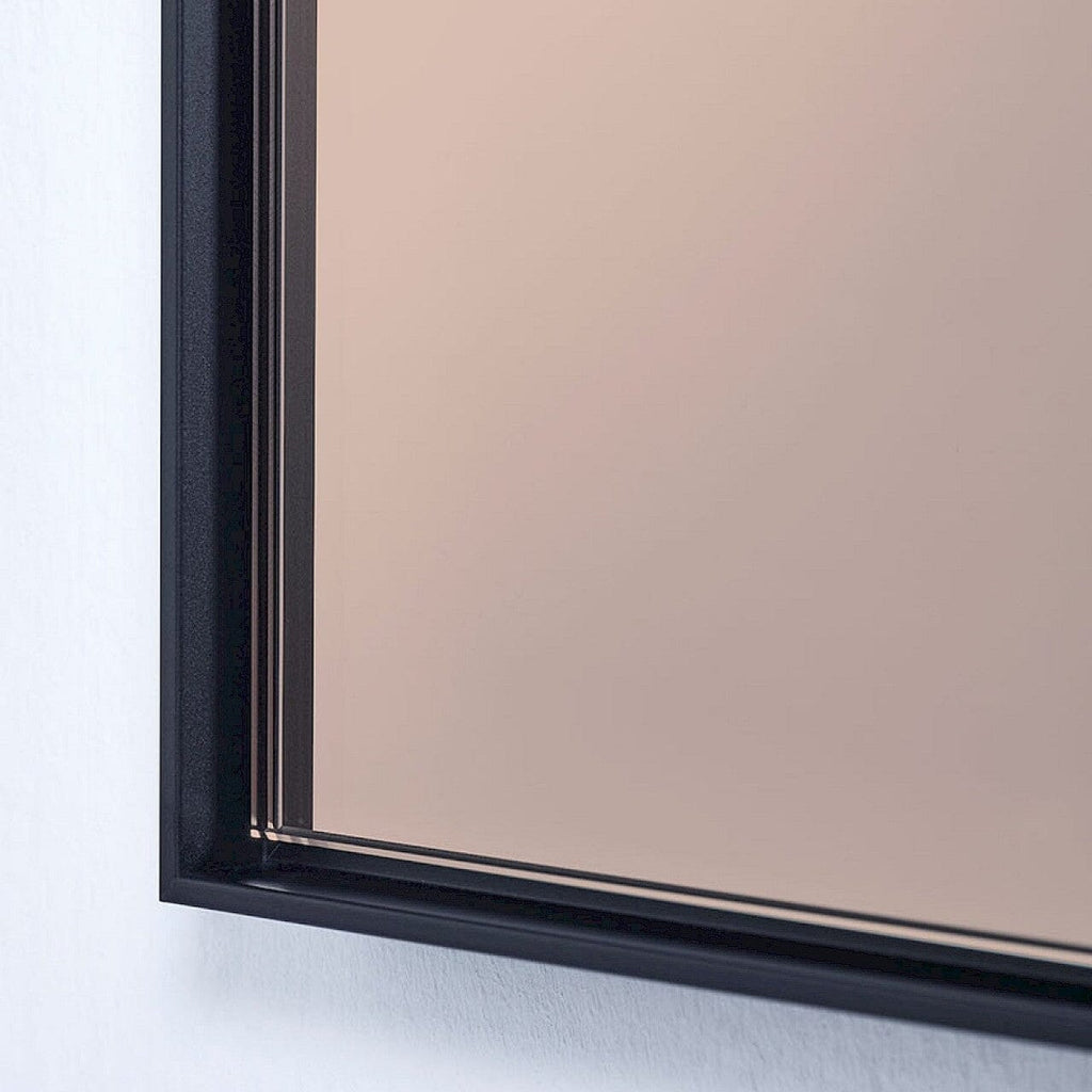 Lucka Bronze Black Mirror | Warm Bronze Reflection Mirror Deknudt Mirrors 