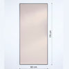 Lucka Bronze Black Mirror | Warm Bronze Reflection Mirror Deknudt Mirrors 