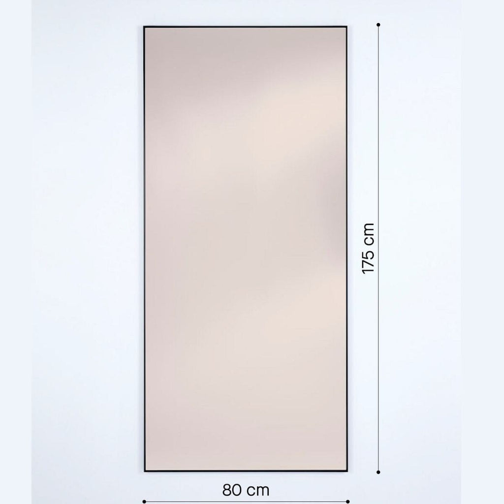 Lucka Bronze Black Mirror | Warm Bronze Reflection Mirror Deknudt Mirrors 