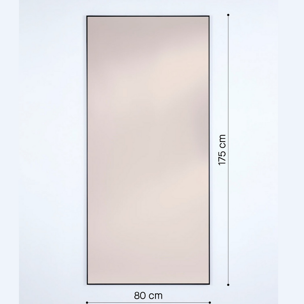 Lucka Bronze Black Mirror | Warm Bronze Reflection Mirror Deknudt Mirrors 