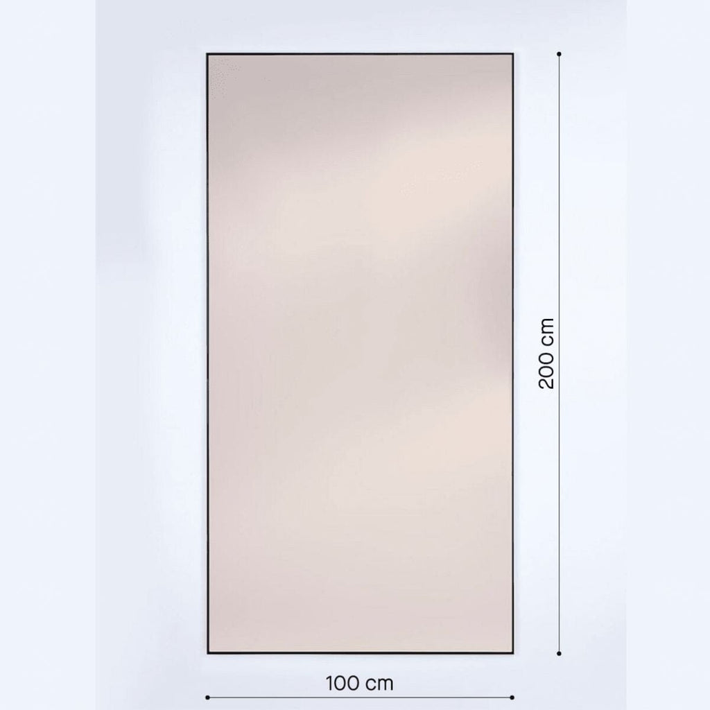 Lucka Bronze Black Mirror | Warm Bronze Reflection Mirror Deknudt Mirrors 